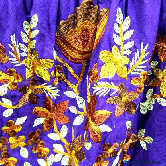 Free People Women's Fleur De Jour Cotton Embroidered Mini Dress, Size XS - NWT - Picture 4 of 8